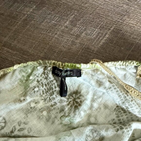 Y2K Boho Daisy Fuentes Tank Top Camisole XL - Picture 2 of 3